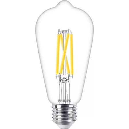 Edison E27 ST64 LED žárovka 5.9W = 60W 806lm 2700 Teplá bílá Filament PHILIPS Stmívatelné
