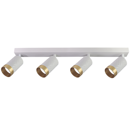 LED stropní/stěnové svítidlo 4 x GU10 ARRAS White GOLDLUX (Polux)