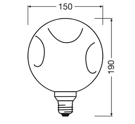 LED žárovka E27 Sphere 3,5W 300lm 2700K teplá bílá Decorative Pink ELECTRO GLASS MEDIUM Osram