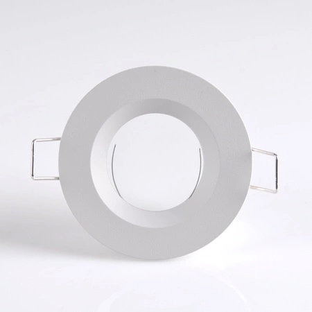 Kulaté matné bílé zapuštěné svítidlo BORAS očko MR16 IP44 GOLDLUX (Polux)