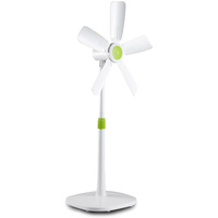 Stojací ventilátor. cirkulátor vzduchu. podlahový ventilátor. tichý. bílý a zelený