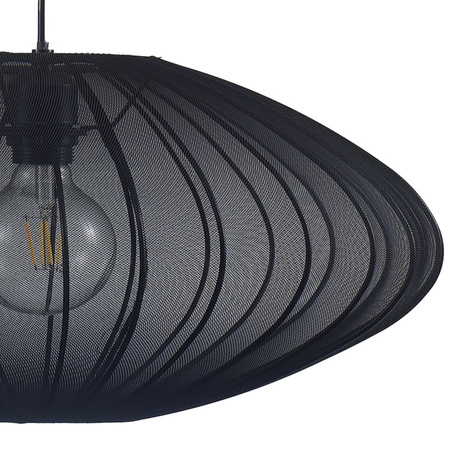 Stropní závěsné svítidlo E27 černé JAPANDI Sanico Goldlux