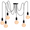 6x E27 Závěsná stropní lampa, Pavouk ARANE LUMILED