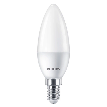 6x LED žárovka E14 svíčka B35 4,9W = 40W 470lm 2700K teplá bílá Essential Philips