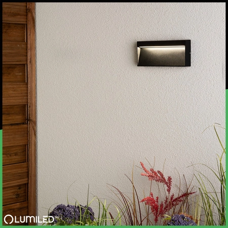 Zahradní nástěnná lampa 6W, IP54 PIVAR LUMILED