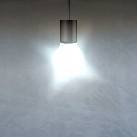 LED panel Stropní svítidlo 6W 480lm 6500K Studené zapuštěné kulaté bílé Proma Masterled