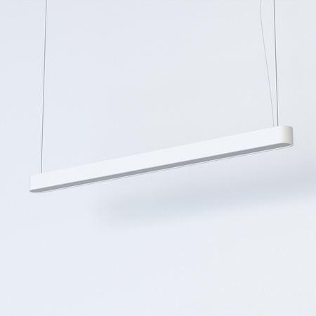 SOFT Závěsné svítidlo 7537 Nowodvorski White 2xLED Tube T8 Ceiling 120x6 Modern