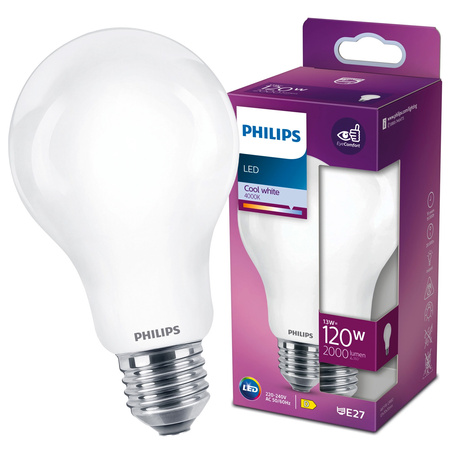 LED žárovka E27 A67 13W = 120W 2000lm 4000K Neutrální 200° PHILIPS Classic