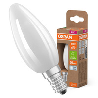 LED žárovka B35 Candle E14 3,8W = 60W 806lm 4000K Neutrální 330° 213lm/W CLASSIC ENERGETICKÁ ÚSPORNOST Osram