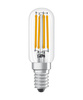 LED žárovka E14 T26 4,2W = 40W 470lm 2700K teplá bílá 300° Filament OSRAM