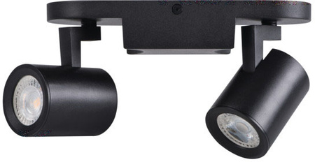 Nástěnné svítidlo Stropní svítidlo Nastavitelné LED GU10 Round Black Laurin Kanlux