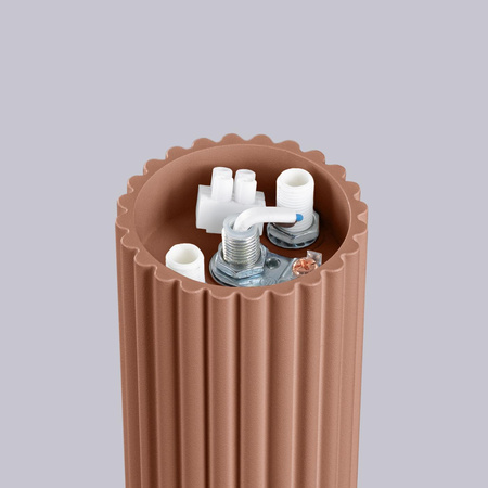 Koupelnové stropní svítidlo G9 kulaté hnědé moderní matné IP44 Halo Sollux