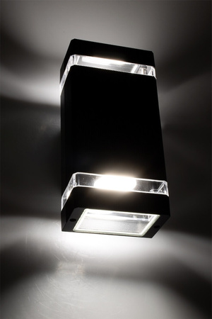 Zahradní nástěnná lampa nahoru a dolů, 2x GU10 IP54 VELA LUMILED