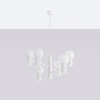 Lustr Závěsné svítidlo 6x G9 Hliníková bílá svatozář French Sky SL.1829 Sollux