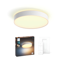 LED Plafond DEVERE Koupelnové stropní svítidlo bílé 33,5W 42,5cm IP44 CCT PHILIPS HUE Bluetooth + stmívač