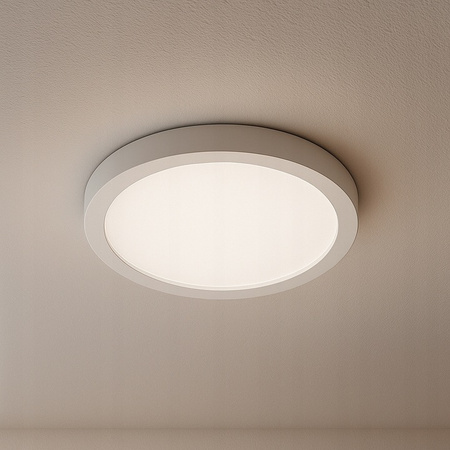 LED panel Stropní svítidlo 12W 960lm 4000K Neutrální povrchová montáž Kulatá bílá Proma Masterled