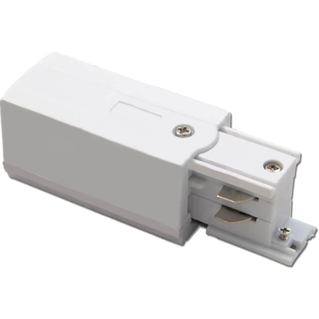 Přípojnice Bílá třífázová hliníková lišta pro kolejová bodová světla 200 cm