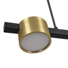 Stropní závěsné svítidlo 4x GX53 Black Gold MIRELLA Sanico Goldlux