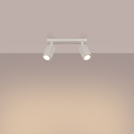 Bodové reflektorové stropní svítidlo Tuba 2x GU10 Beige Carbon Deep Space SL.1599 Sollux