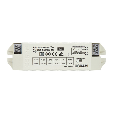 QUICKTRONIC QTZ8 elektronický předřadník 1X36 220-240V OSRAM