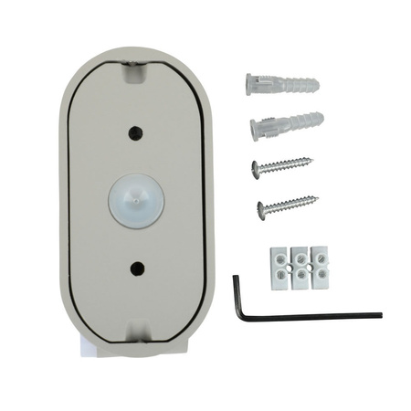 LED nástěnné svítidlo 6W 3000K IP65 otočné o 350° jednoduché šedé VT-816 V-TAC