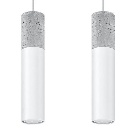 LED závěsné stropní svítidlo BORGIO 2xGU10 White SOLLUX