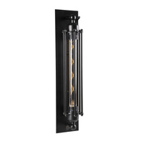 Nástěnné svítidlo Venkovní fasádní svítidlo E14 Black Retro Sanico Goldlux