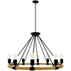 ROPE Arthur závěsná stropní lampa 8xE27 ROPE LOFT Vintage - GOLDLUX (Polux)