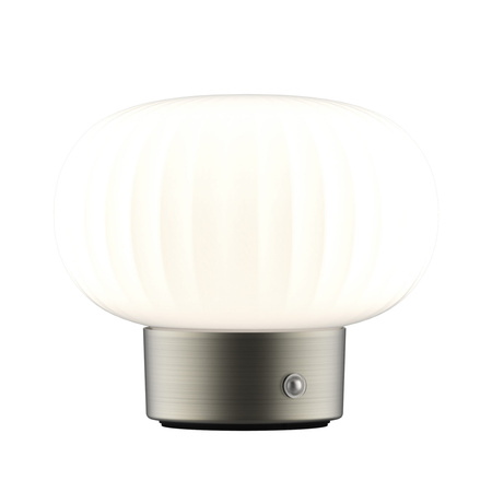 Stolní lampa LED 1,8W 150lm 2700K teplá bílá stříbrná stmívatelná Latte Sanico Goldlux