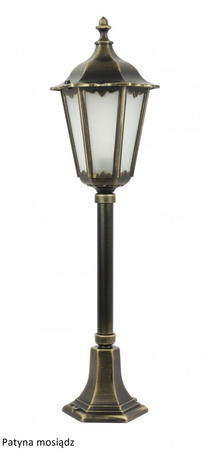 Venkovní zahradní lampa LANTERN E27 Retro Classic K 5002/3 84cm černá Su-Ma