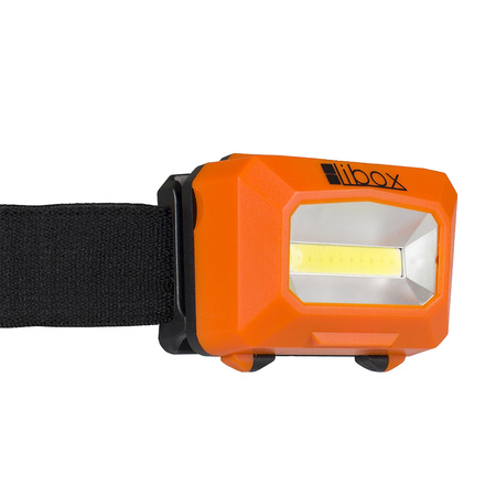 COB LED bateriová čelovka 3W 250lm 3x AAA VÝKONNÁ svítilna LB0196 LIBOX