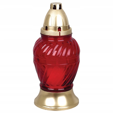 9x skleněná svíčka s 28hodinovou vložkou. celoroční pro Velký hrob