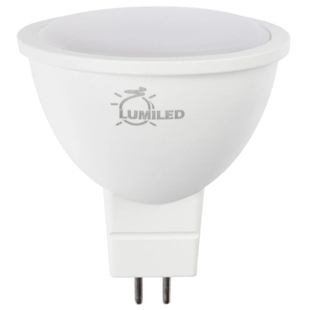 10x Žárovka LED MR16, GU5.3 6W = 50W 580lm 3000K 12V Teplá bílá 120° LUMILED