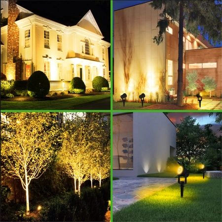 Solární LED lampa, 3x reflektor směrový IP65 RAGUS LUMILED