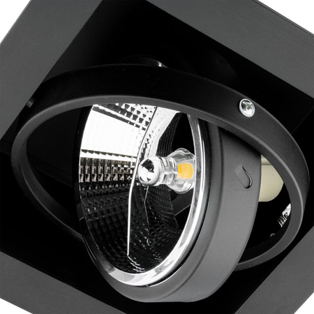 Halogenové pohyblivé svítidlo pod omítku GU10 ES111 Square Black