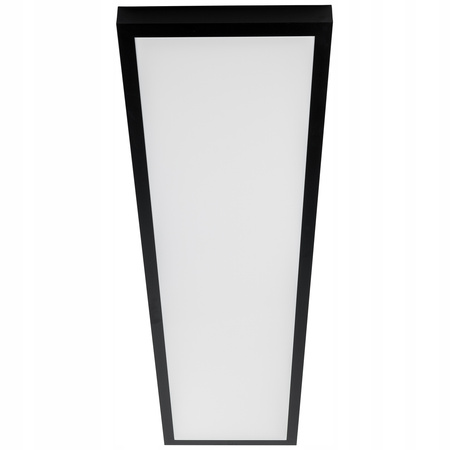 LED panel 120x30 Zásobník pro povrchovou montáž 50W 4500lm 4000K Neutral Black Ecolight