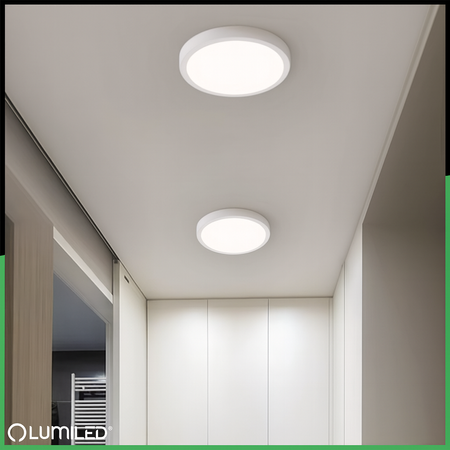 Stropní svítidlo LED pro povrchovou montáž 12W Round 4000K GLOW White LUMILED