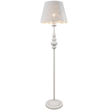 Stojací lampa Fabrizia 1xE27 bílá 150cm - GOLDLUX (Polux)
