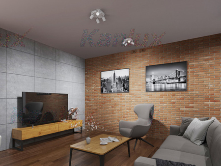 LED GU10 LED reflektor Stropní svítidlo nastavitelné kulaté bílé Laurin Kanlux