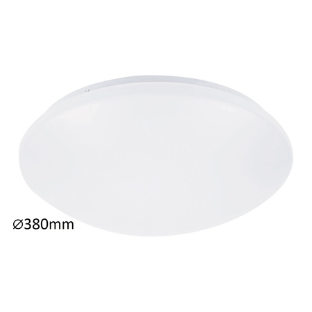 Plafond LED stropní svítidlo Povrchová montáž 24W 1800lm 4000K bílá Industrial Lucas Rabalux