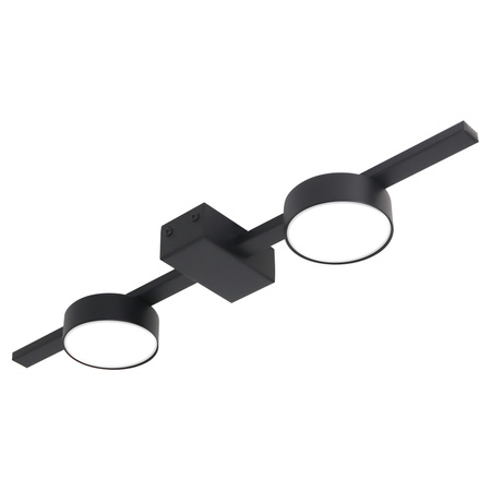 Bodové stropní svítidlo pro povrchovou montáž 2x GX53 Black JOY Sanico Goldlux