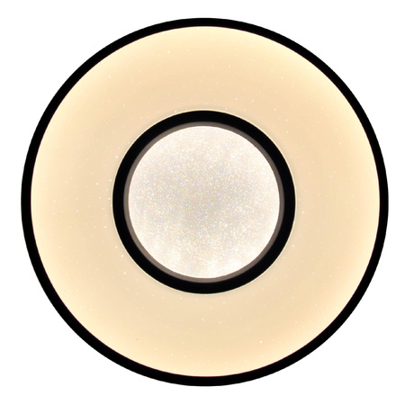 Plafond LED stropní svítidlo 18W 1850lm 4000K neutrální 120° bílá černá IP44 Detroit Sanico Goldlux