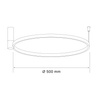 LED stropní svítidlo 20W 2600lm 4000K Neutral Black NOEMI Sanico Goldlux