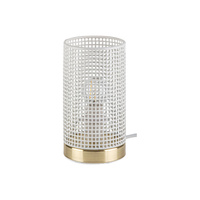 Stolní noční lampa E14 Gold Industrial Boogie Rabalux