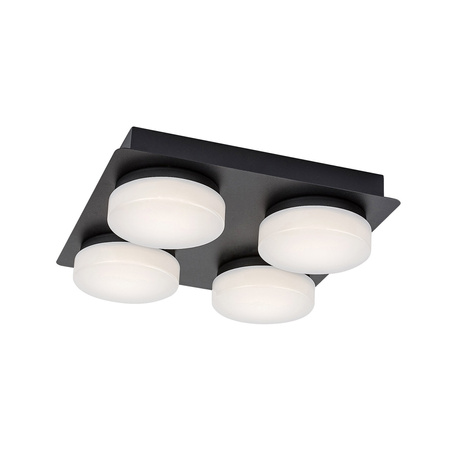 Stropní svítidlo LED 21W 1900lm 4000K černá IP44 Moderní svítidlo Attichus Rabalux