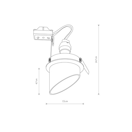 Podhledová svítidla GU10 bílá SOLTA 10492 Nowodvorski