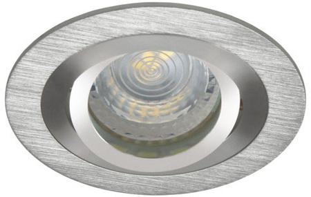 LED GU5.3 Round Aluminum Seidy Kanlux Bodové LED svítidlo pro zápustnou montáž