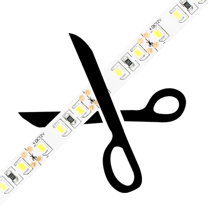 LED pásek 12V, 48W 600LED 2835 Studená bílá 8mm 5m LUMILED