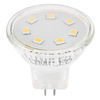 10x Žárovka LED MR11, 2.5W = 20W 220lm 3000K Teplá bílá 120° 12V LUMILED
