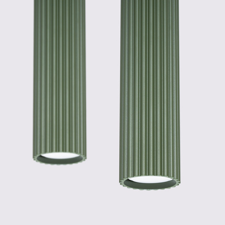 Stropní závěsné svítidlo Tuba Spot 2x GU10 Olive Carbon Deep Space SL.1612 Sollux